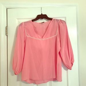 Tucker silk top